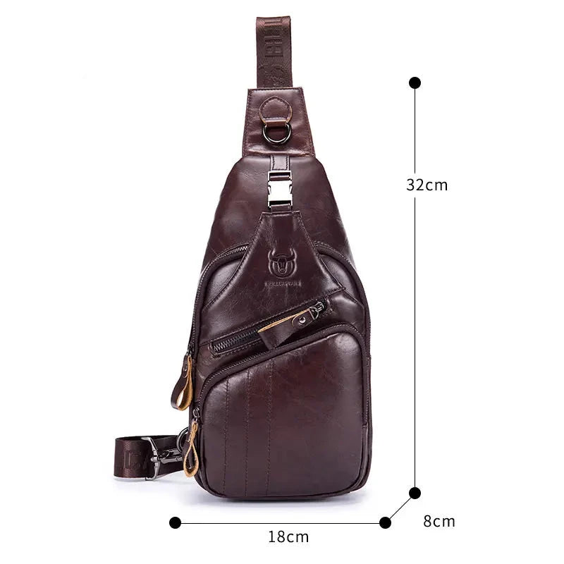 Sacoche bandoulière cuir - Axel