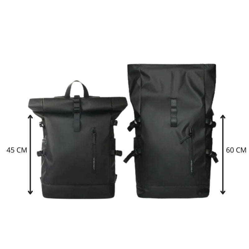 Sac à Dos Roll Top Voyage Imperméable, 20 à 27 L - Amos