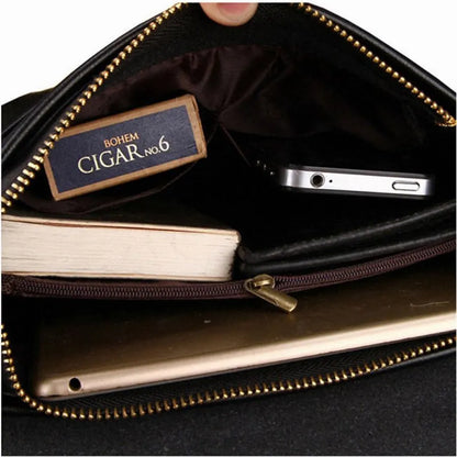 Sacoche à Rabat en Cuir PU Premium pour Homme - Alexandre