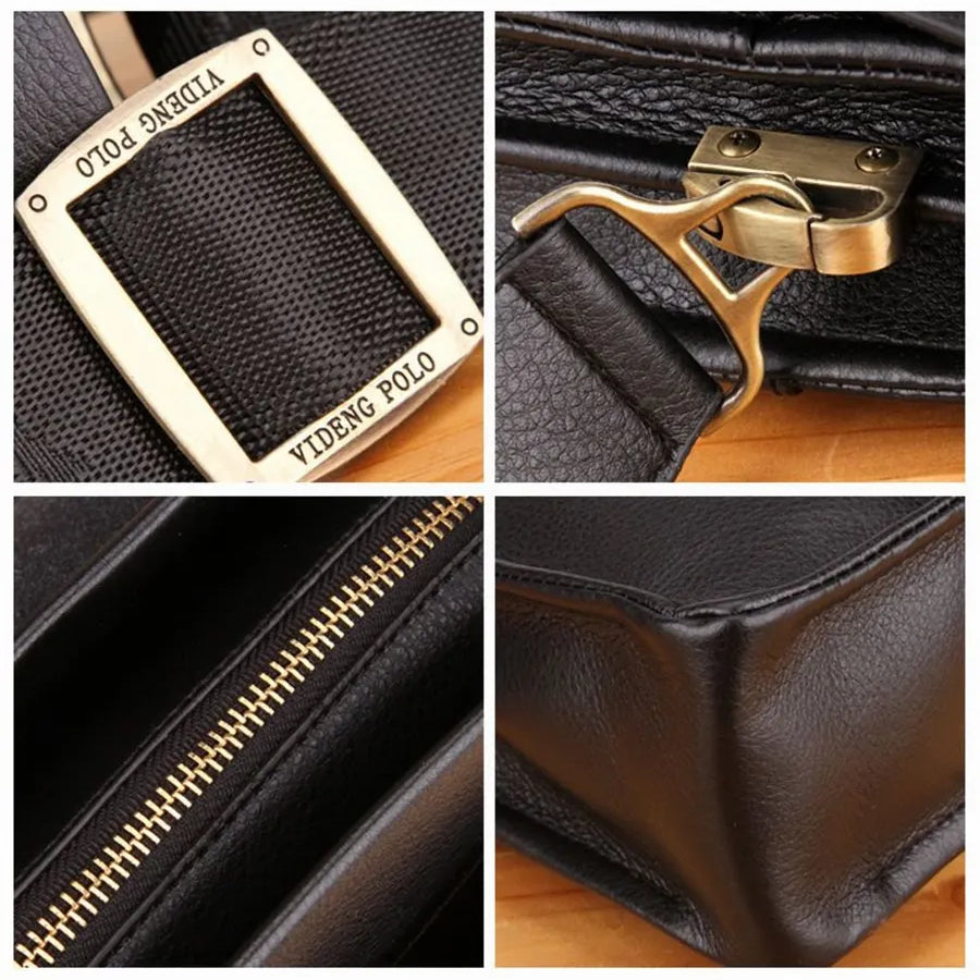 Sacoche à Rabat en Cuir PU Premium pour Homme - Alexandre