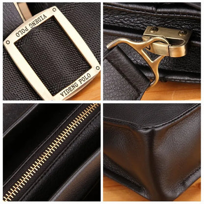 Sacoche à Rabat en Cuir PU Premium pour Homme - Alexandre