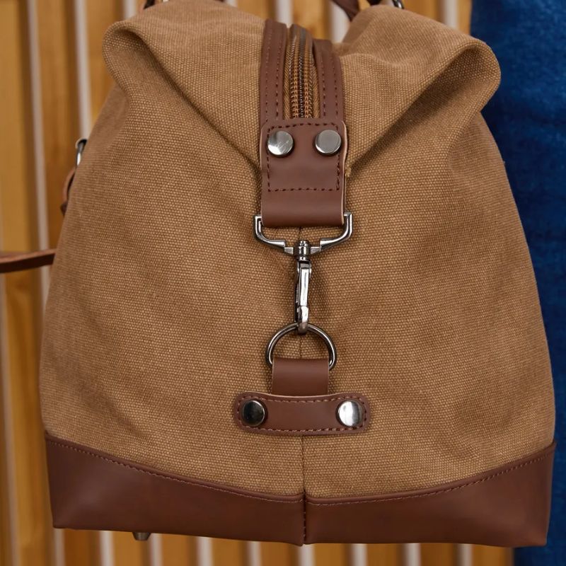 Sac de Voyage Weekend Vintage en Toile - John