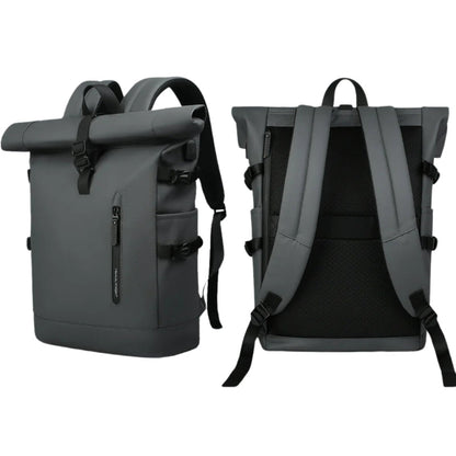 Sac à Dos Roll Top Voyage Imperméable, 20 à 27 L - Amos