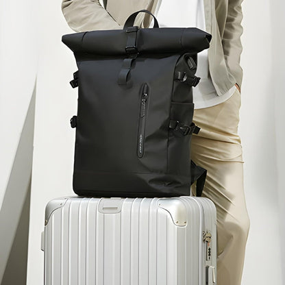 Sac à Dos Roll Top Voyage Imperméable, 20 à 27 L - Amos