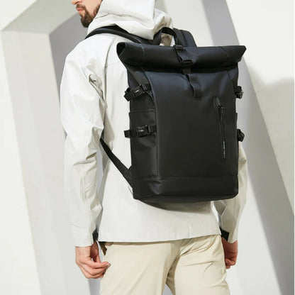 Sac à Dos Roll Top Voyage Imperméable, 20 à 27 L - Amos