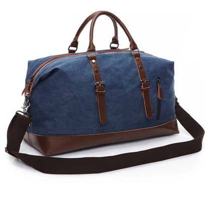 Sac de voyage en toile vintage, bandoulière - Basile