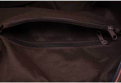 Sac de voyage en toile vintage, bandoulière - Basile