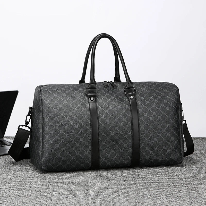 Sac de voyage, week-end, en bandoulière, motif chic - Constantin