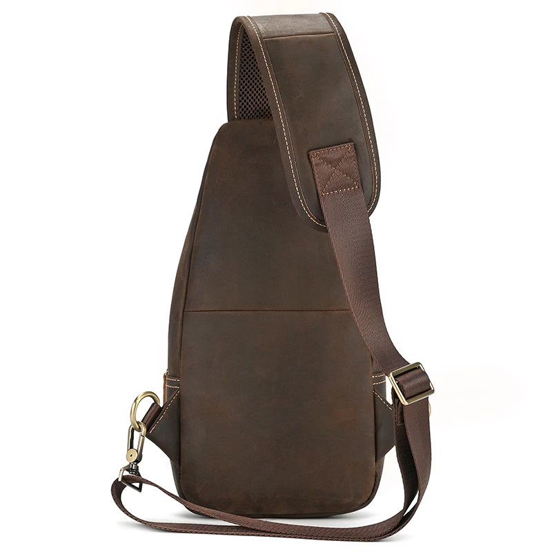 Sacoche bandoulière cuir - Léo