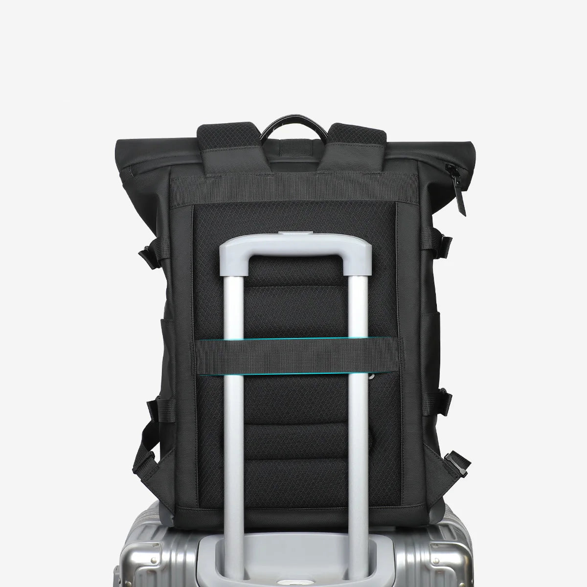 Sac à dos Roll Top - Extensible, pour ordinateur portable