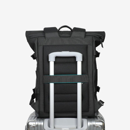 Sac à dos Roll Top - Extensible, pour ordinateur portable
