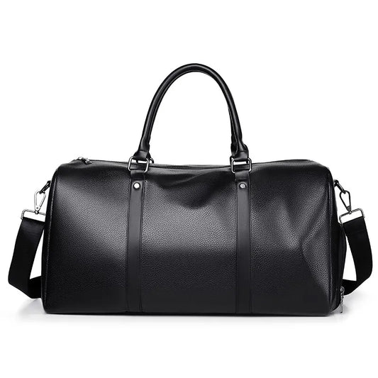 Sac de voyage style cuir en bandoulière - Brice