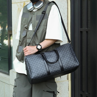 Sac de voyage, week-end, en bandoulière, motif chic - Constantin