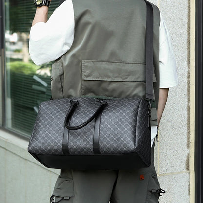 Sac de voyage, week-end, en bandoulière, motif chic - Constantin