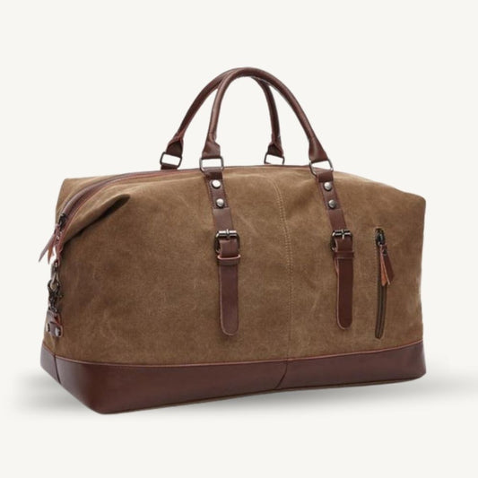 Sac de Voyage Weekend Vintage en Toile - John