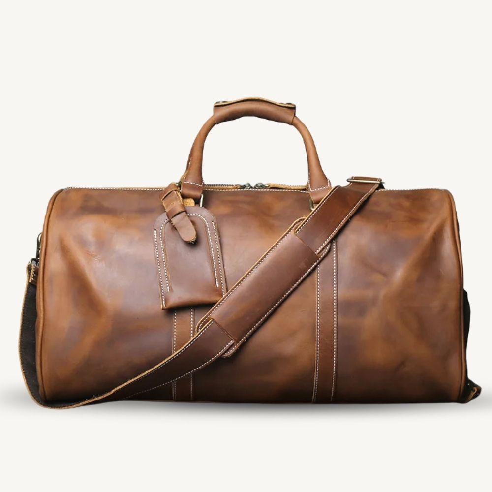Sac de Voyage en Cuir Lisse - Damien
