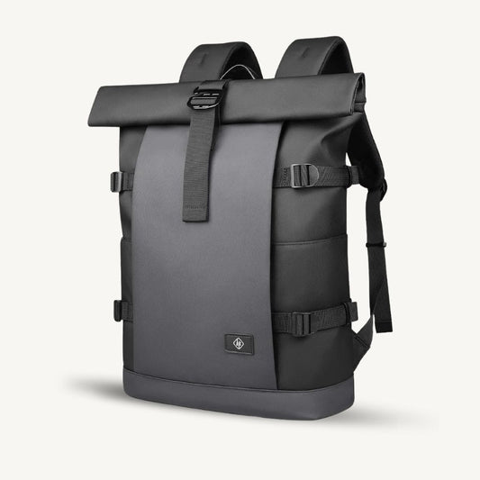 Sac à dos Roll Top - Extensible, pour ordinateur portable
