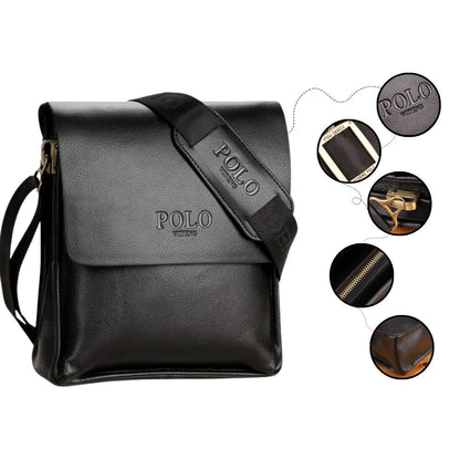 Sacoche à Rabat en Cuir PU Premium pour Homme - Alexandre