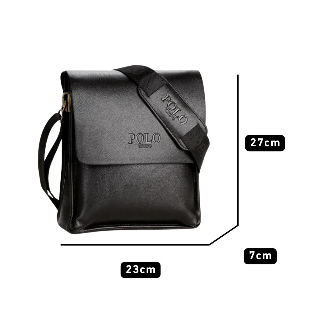 Sacoche à Rabat en Cuir PU Premium pour Homme - Alexandre