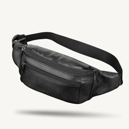 Sacoche banane en cuir - Elior