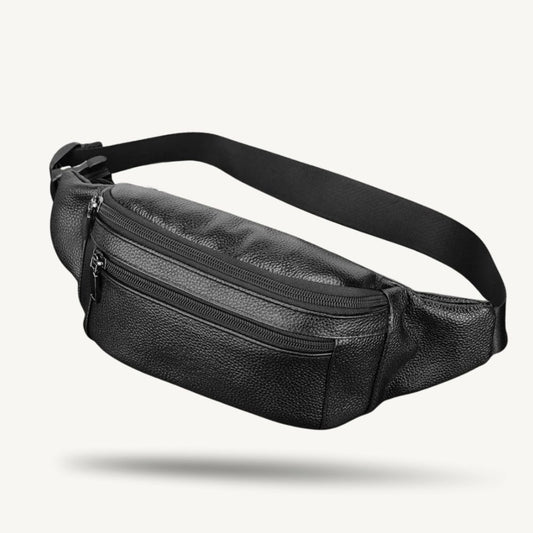 Sacoche banane en cuir - Elior