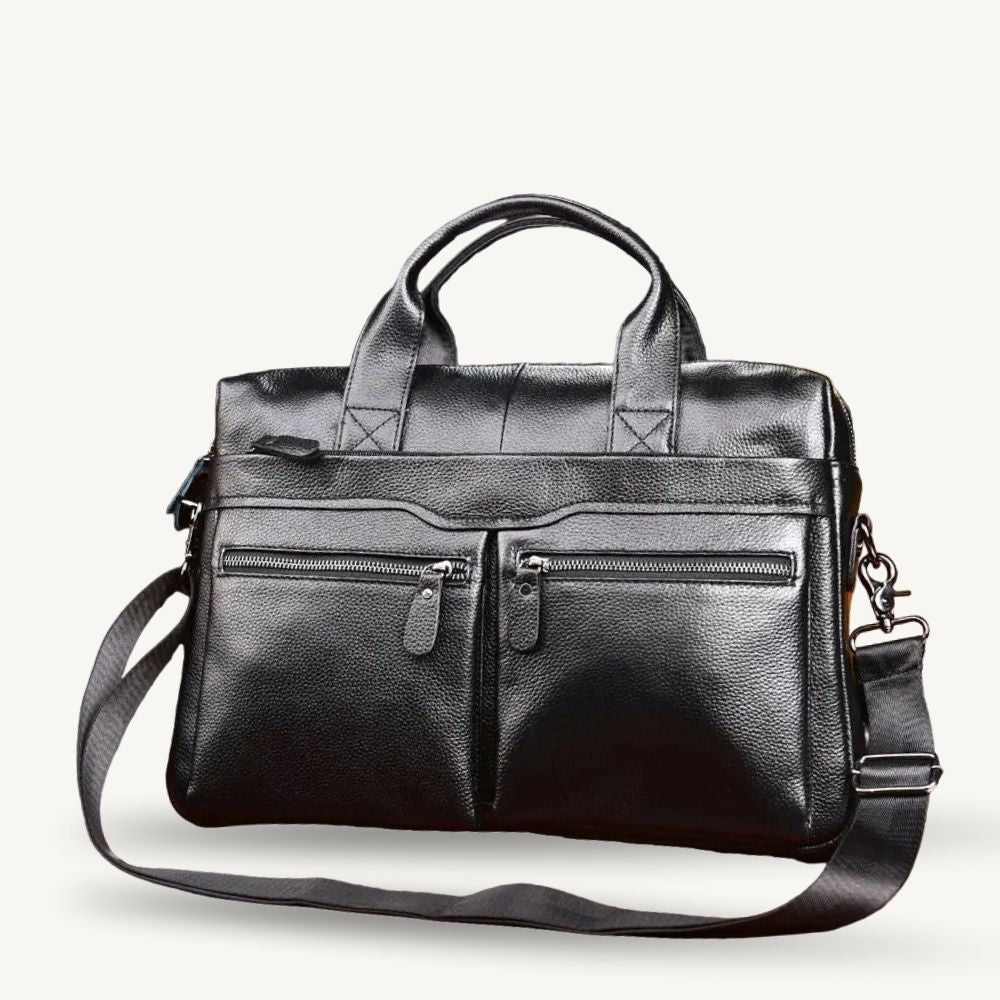 Sacoche ordinateur cuir - Aubin