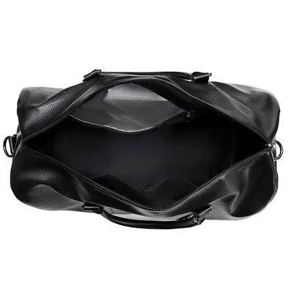 Sac de voyage style cuir en bandoulière - Brice