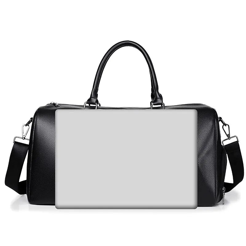 Sac de voyage style cuir en bandoulière - Brice