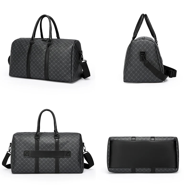 Sac de voyage, week-end, en bandoulière, motif chic - Constantin
