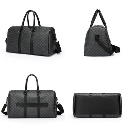 Sac de voyage, week-end, en bandoulière, motif chic - Constantin