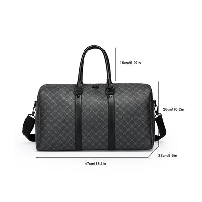 Sac de voyage, week-end, en bandoulière, motif chic - Constantin