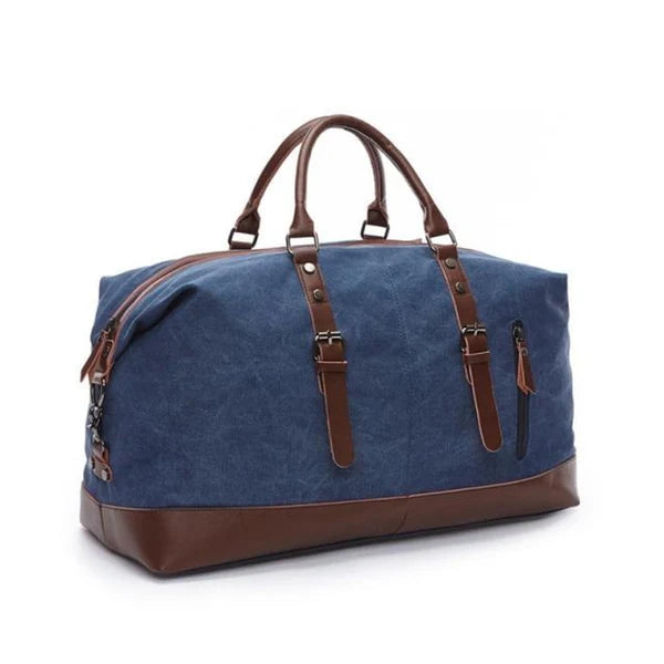 Sac de Voyage Weekend Vintage en Toile - John