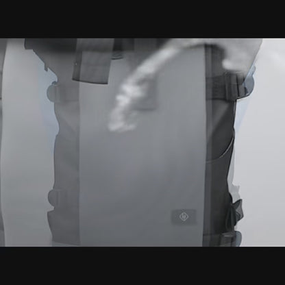 Sac à dos Roll Top - Extensible, pour ordinateur portable