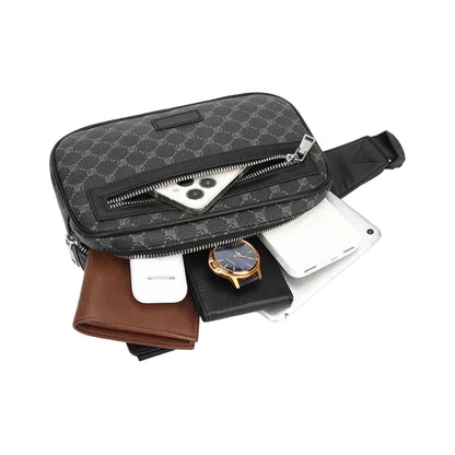 Sac banane à bandoulière de luxe pour homme - Aaron