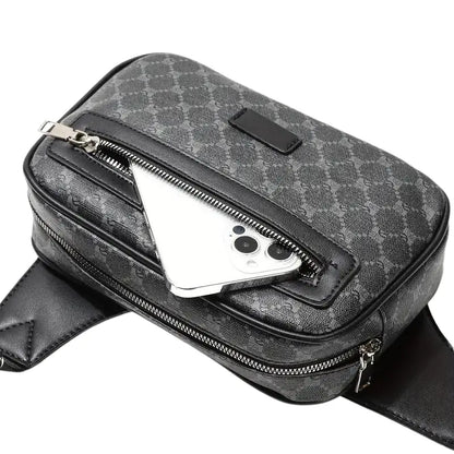 Sac banane à bandoulière de luxe pour homme - Aaron