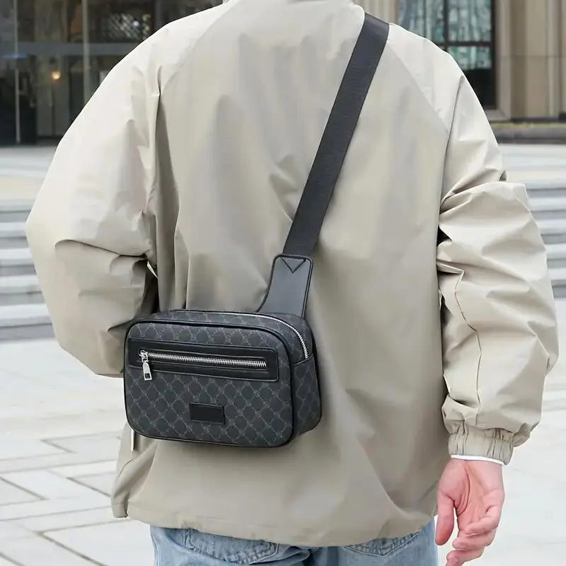 Sac banane à bandoulière de luxe pour homme - Aaron
